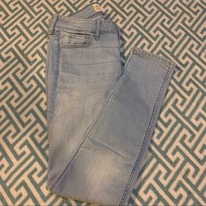 Light wash jeans